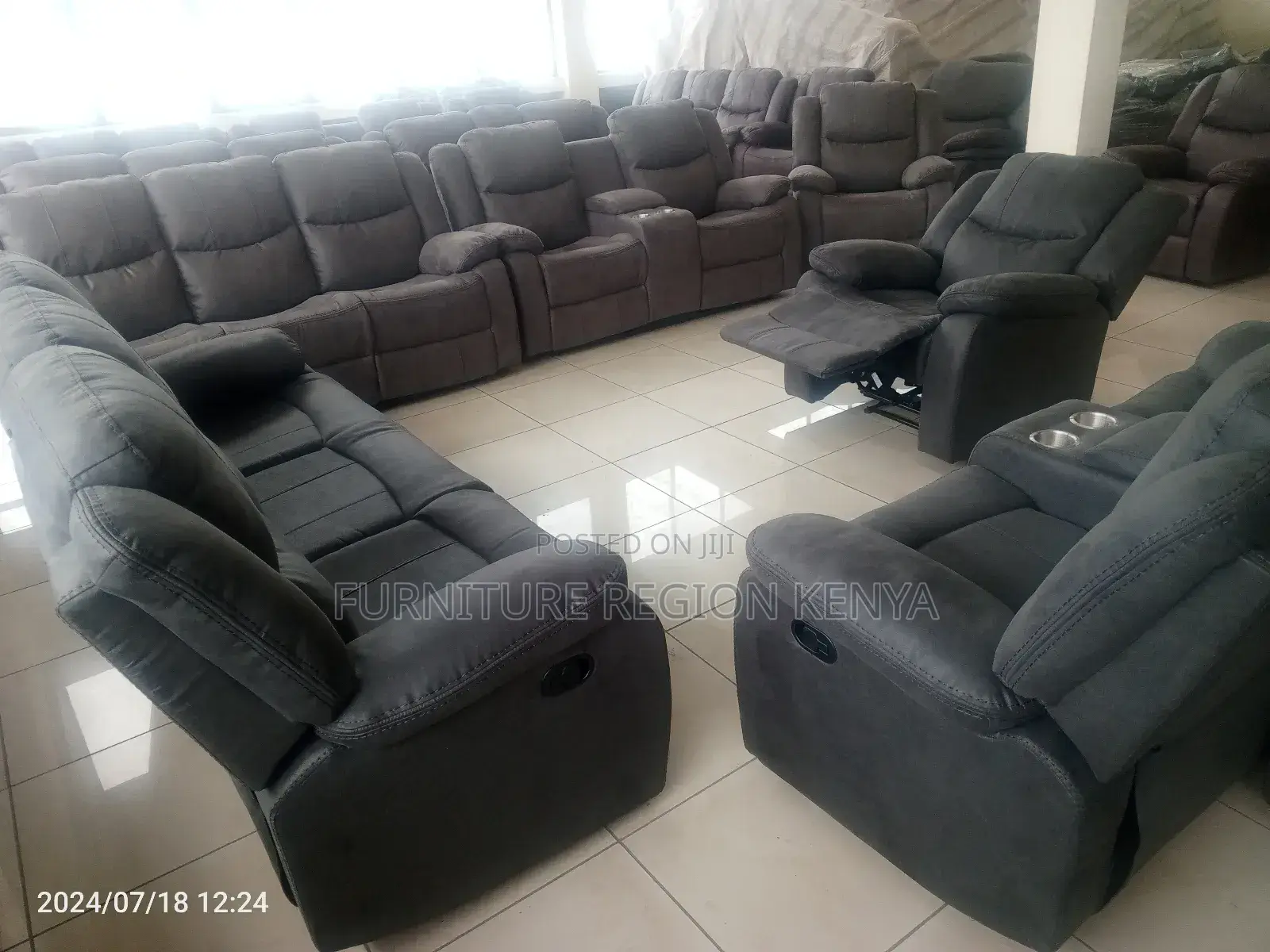 Six Seater Recliner Sofas