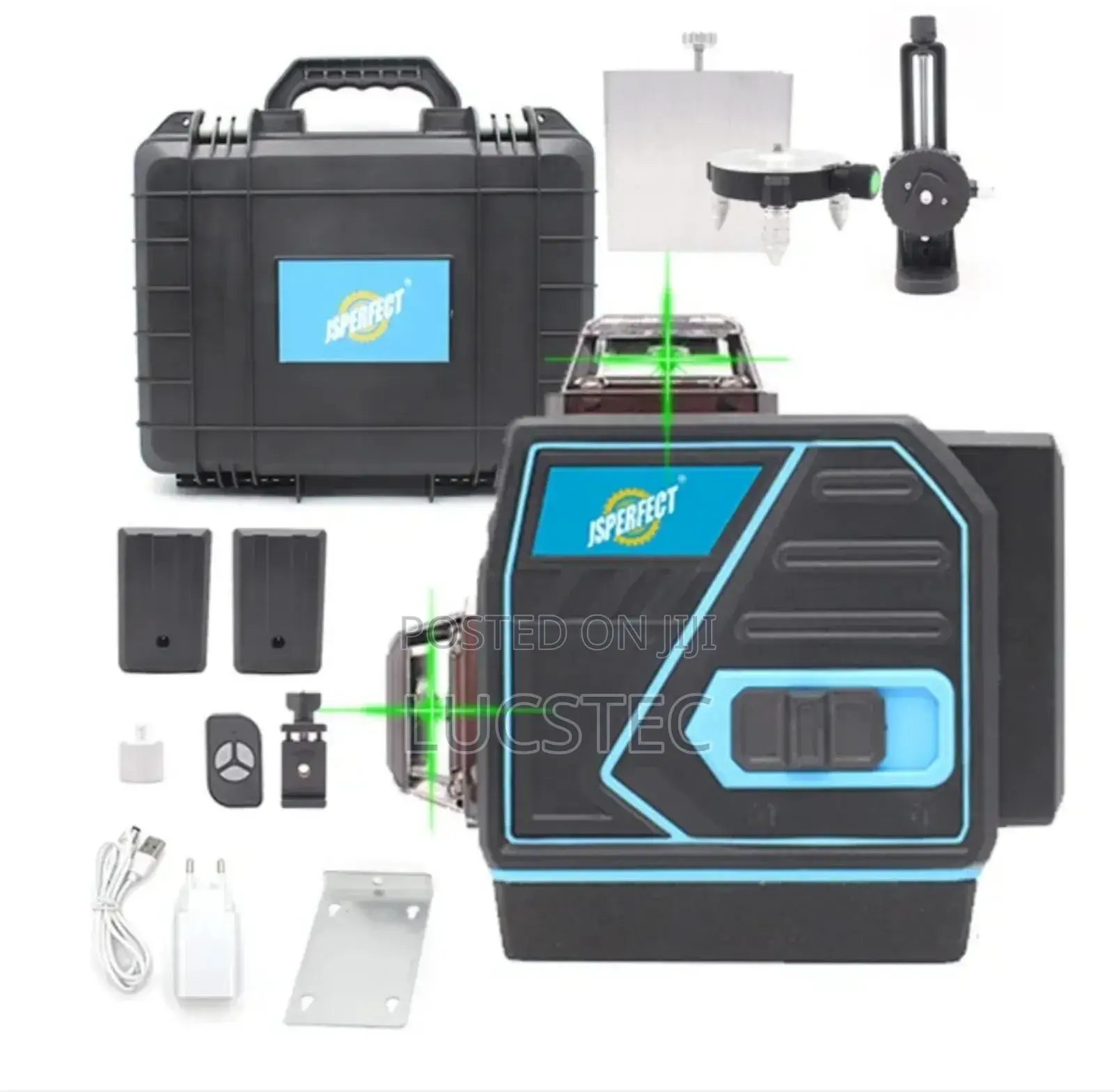 Jsperfect Professional 360-Degree Laser Level Kit