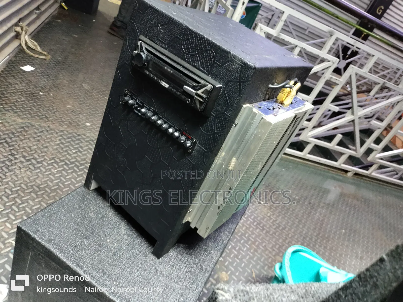 Jec 400watts Headunit With Sony Original Radio