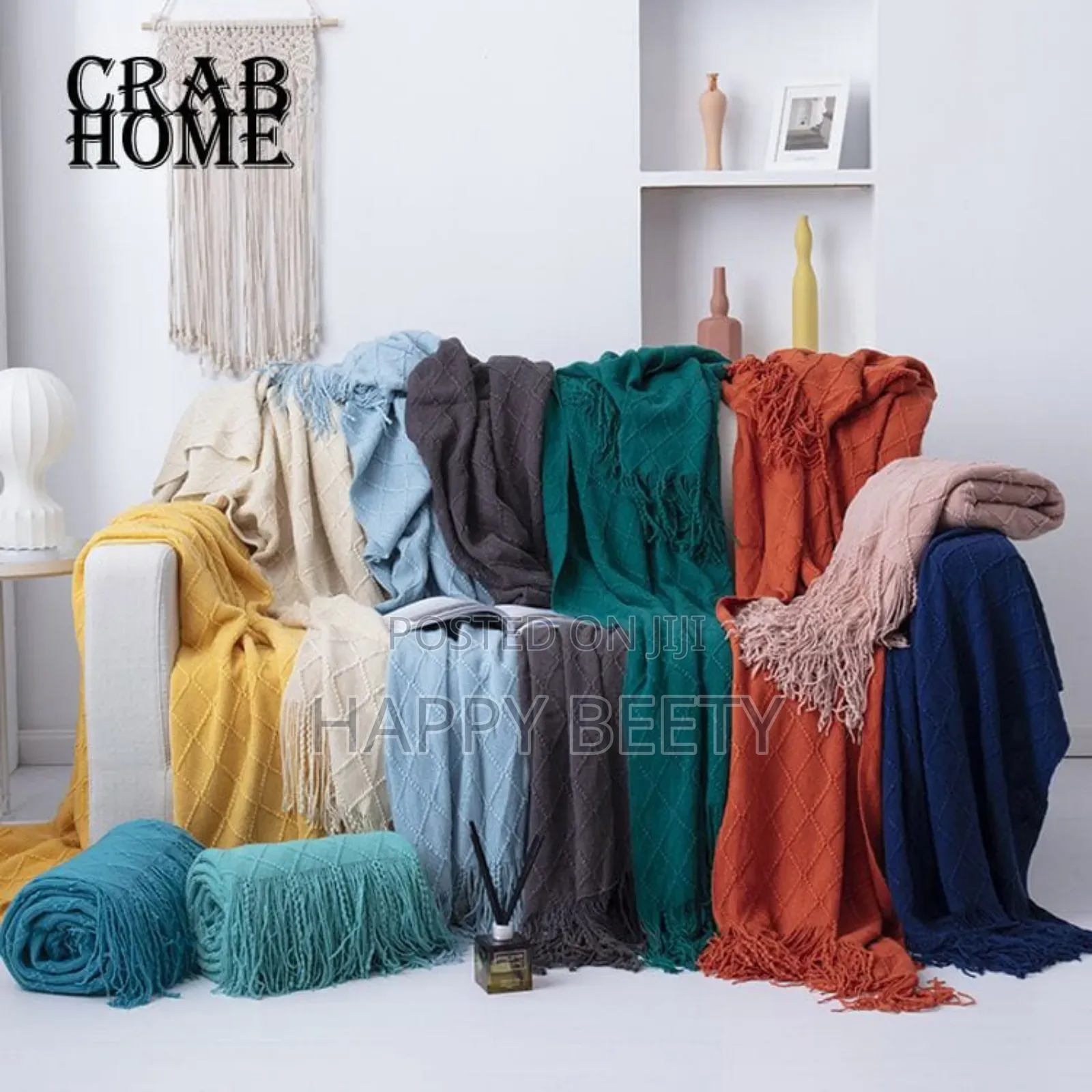 High Quality Knitted Throw Blanket