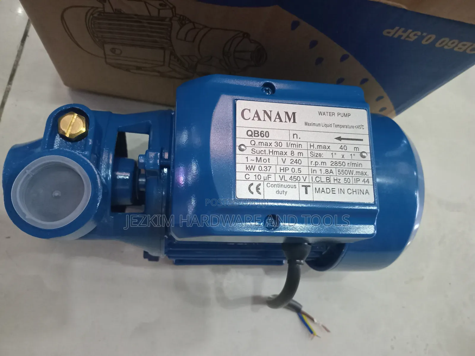 Booster Pump 0.5hp