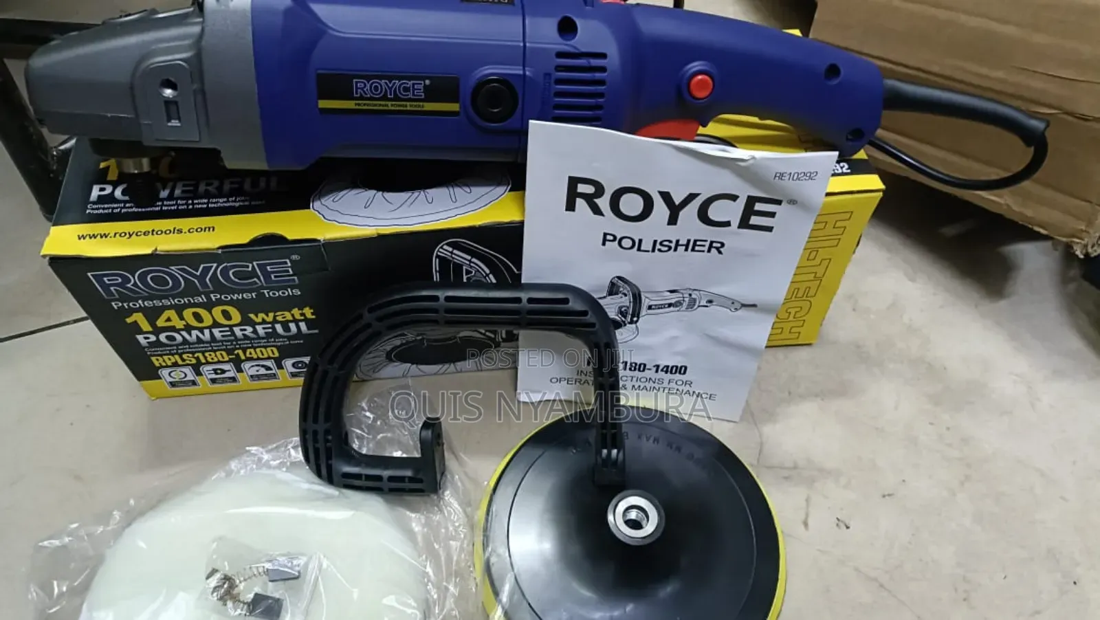 Buffing Machine, Royce Polisher