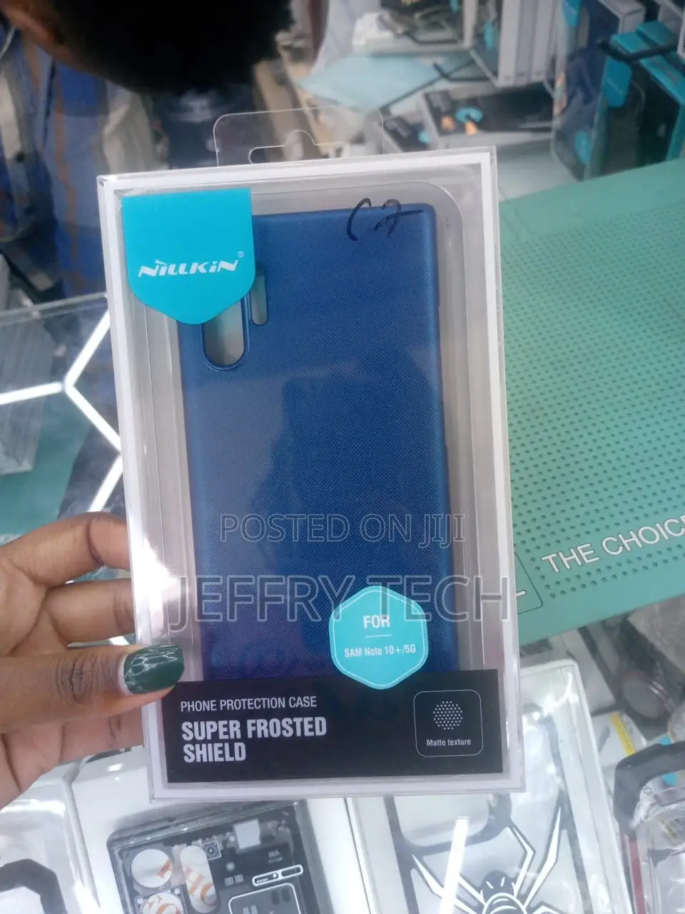 Nillkin Hard Case For Samsung Galaxy Note 10 Plus Phone Blue
