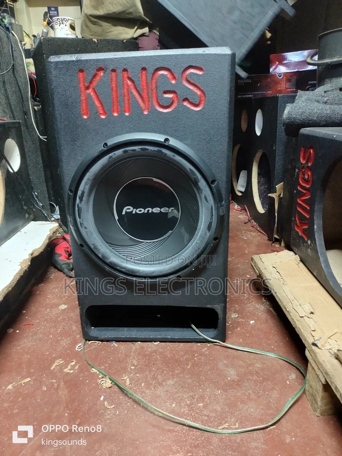 Pioneer Bass Speaker 1400watts With Kings Brand Cabinet