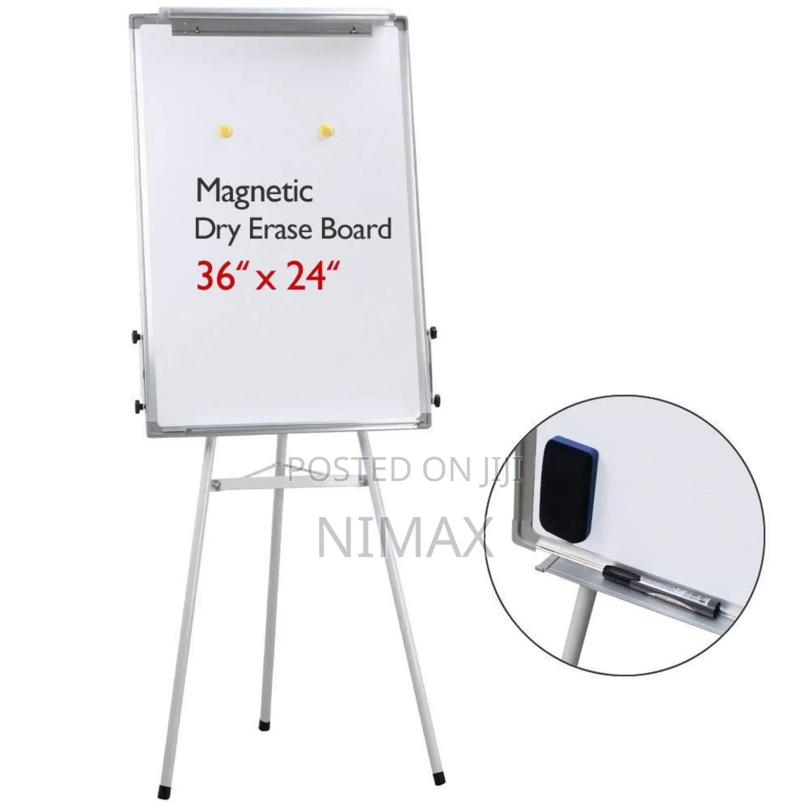 Flip Chart Holder and Whiteboard With Tripod Stand