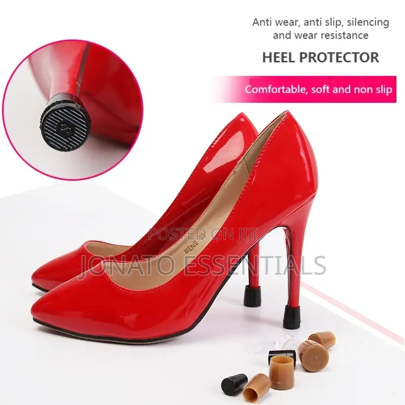 Pair Of Silencing Heel Caps And Protector