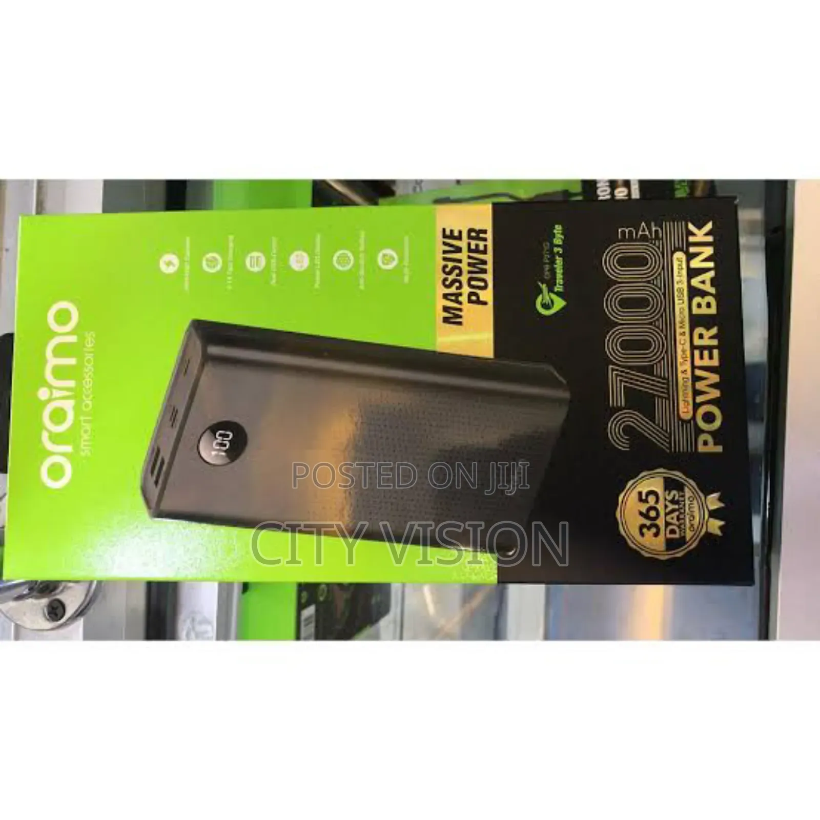 Oraimo 27000mah Massive Power Bank OPB-P271D