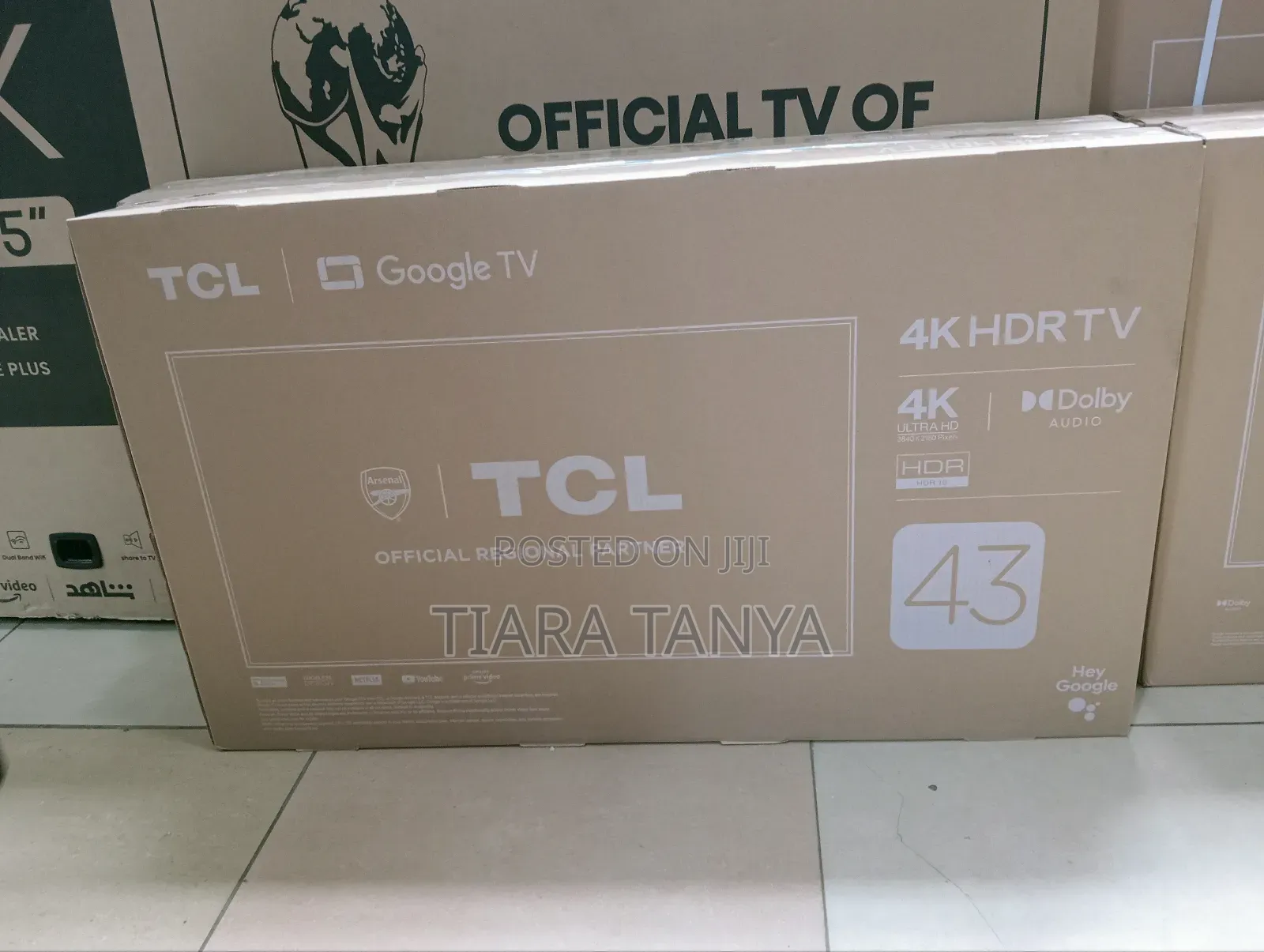 TCL 43"Inches Smart Uhd Led Google Tv