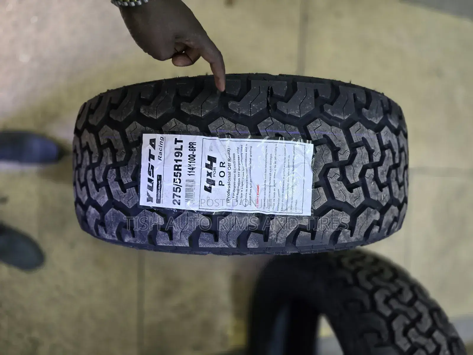 275/55r19 Yusta 8ply