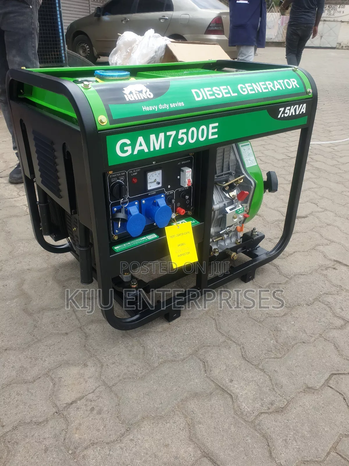 Gam Brand 7.5kva Diesel Powered