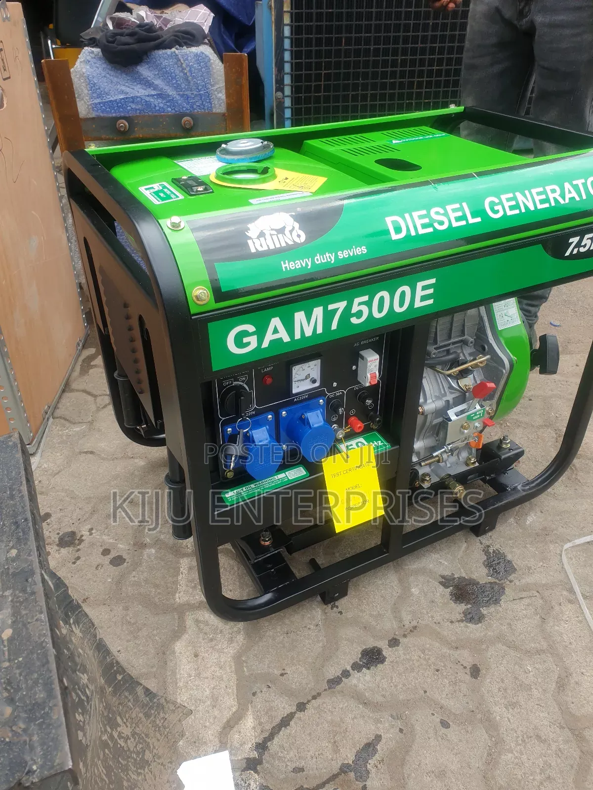 Gam Brand 7.5kva Diesel Powered
