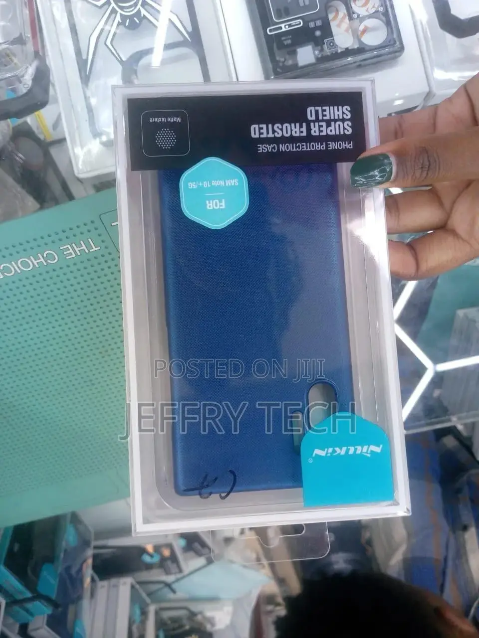Nillkin Hard Case For Samsung Galaxy Note 10 Plus Phone Blue