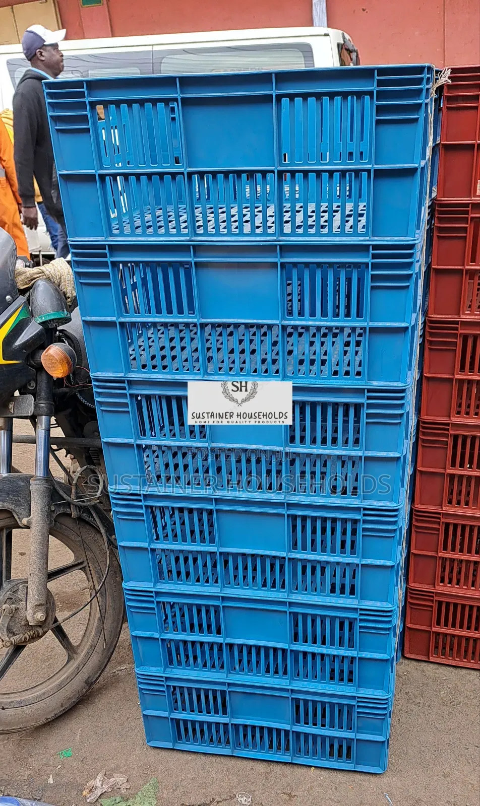 Crates. Plastic Crates