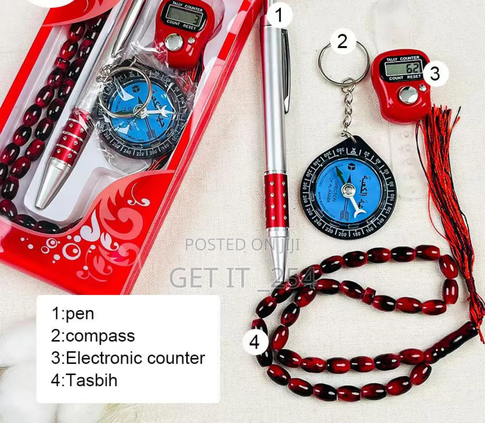 *4 In 1 Tasbih Gift Set* *Consists Of* 1. Pen