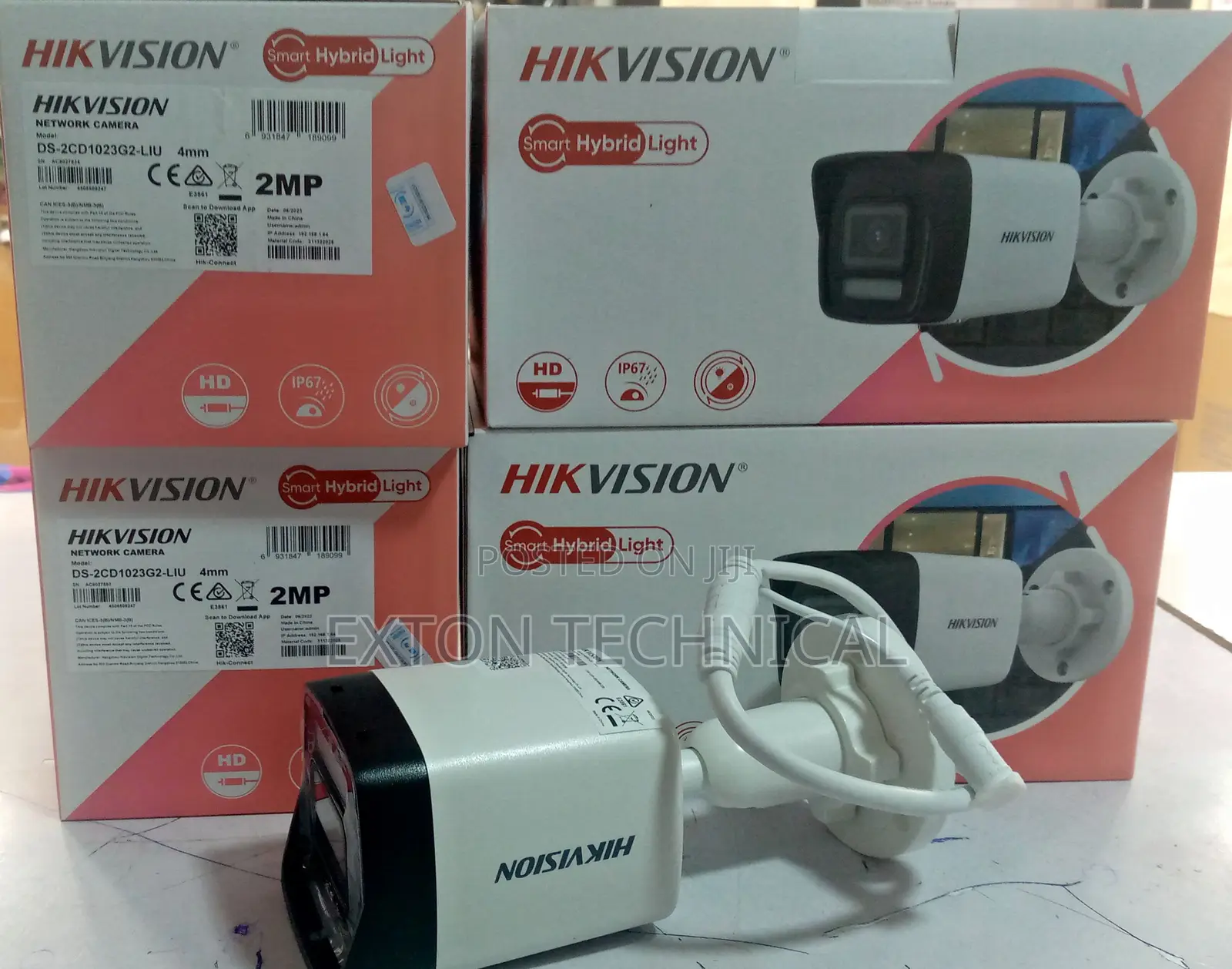 4mm 2mp Ip Hikvision Smart Hybrid Light CCTV Camera