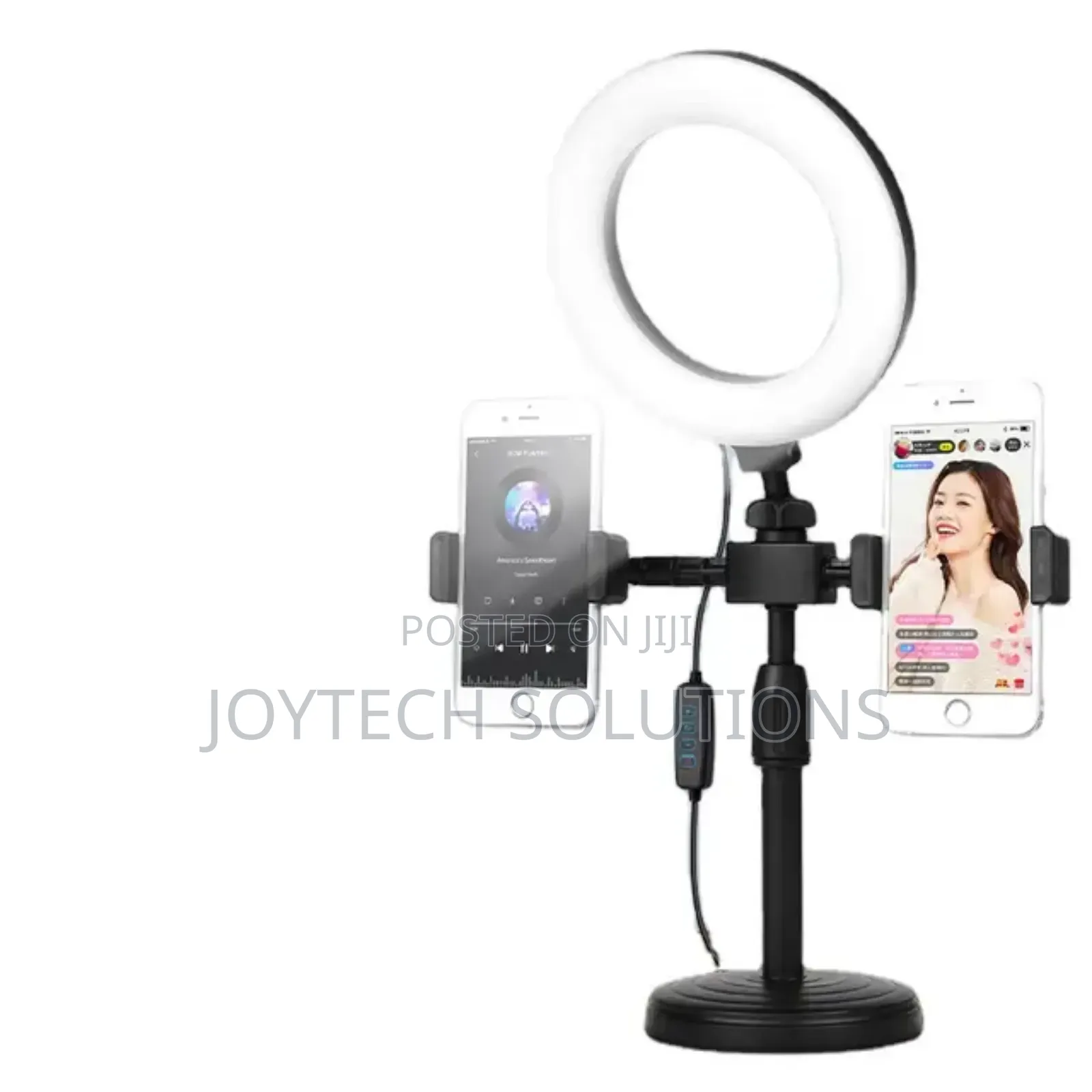 Desktop Mobile Phone Tripod Stand With 6 Inches Ringlight.