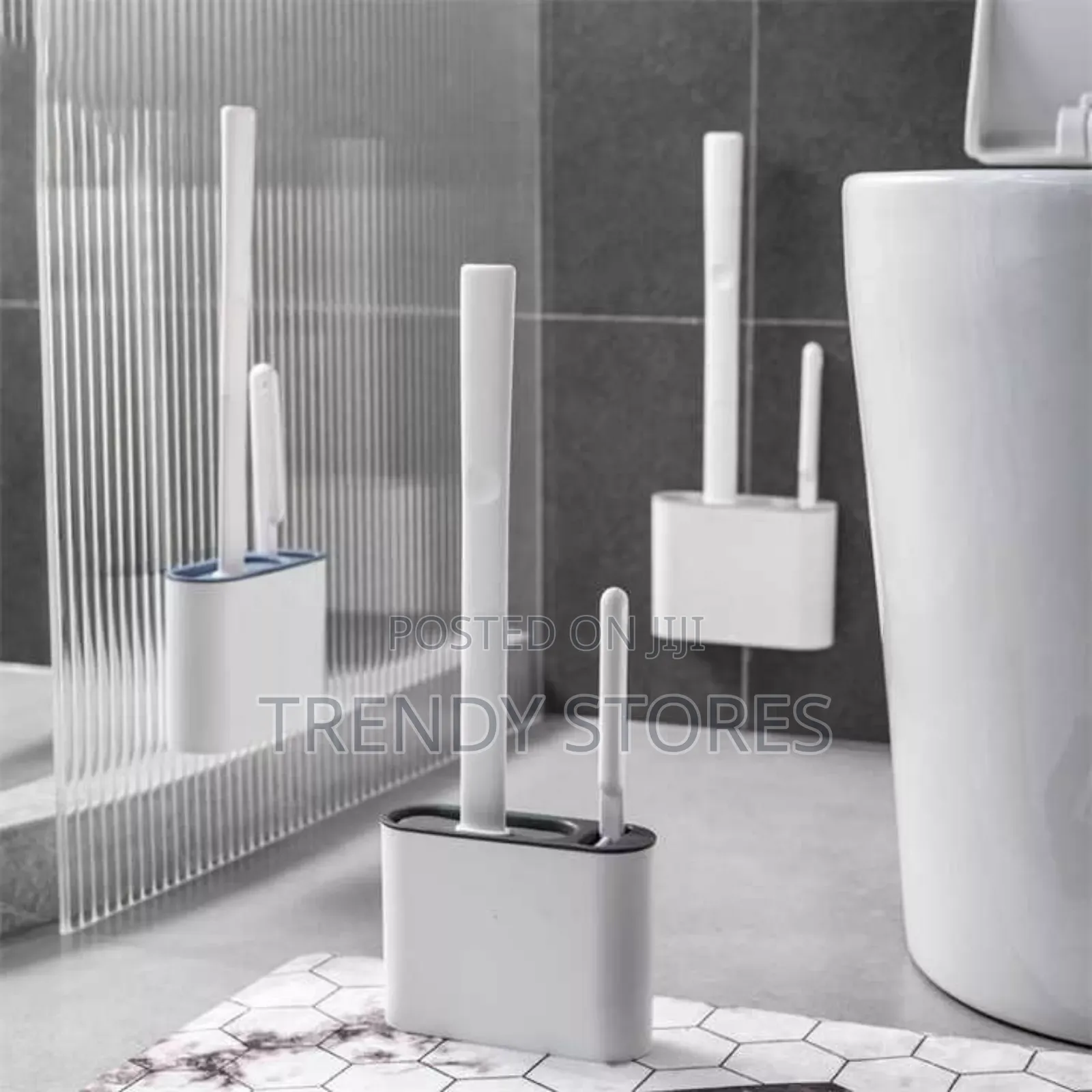 Wall Hanging Toilet Brush With Holder