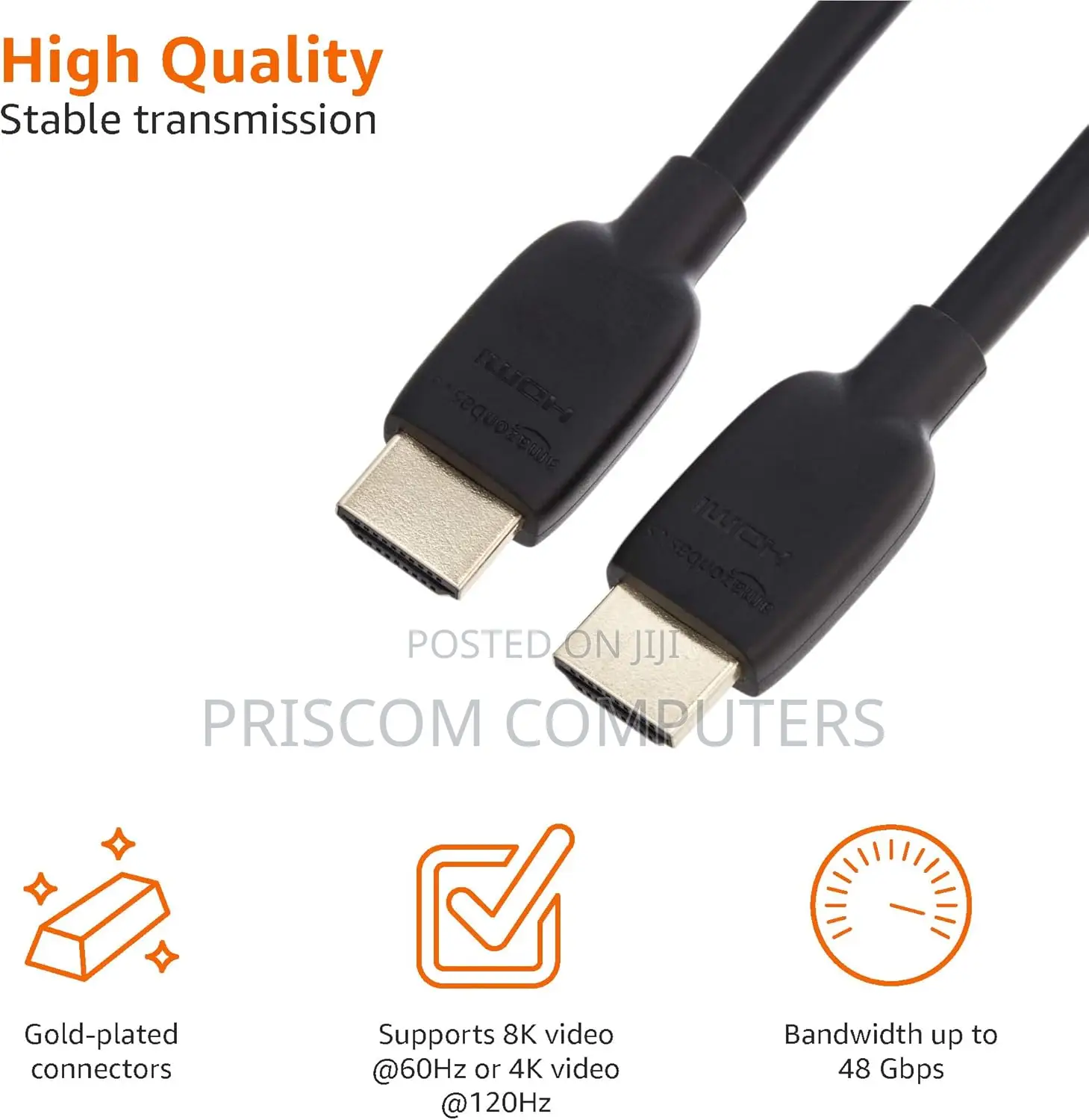 High Speed Flat HDMI Cable 1.5M, 3M, 5M, 10M