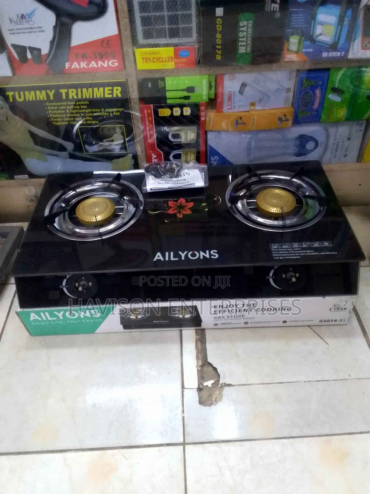 Quality Ailyons Double Glass Burner