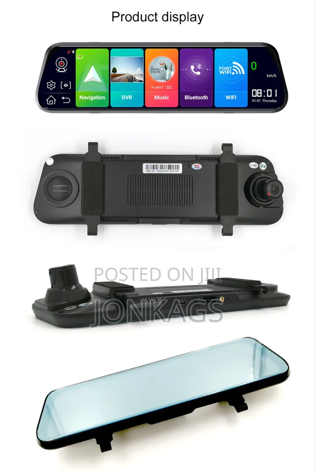 Vehicle Driving Camera With GPRS Tracker 4G SIM Card