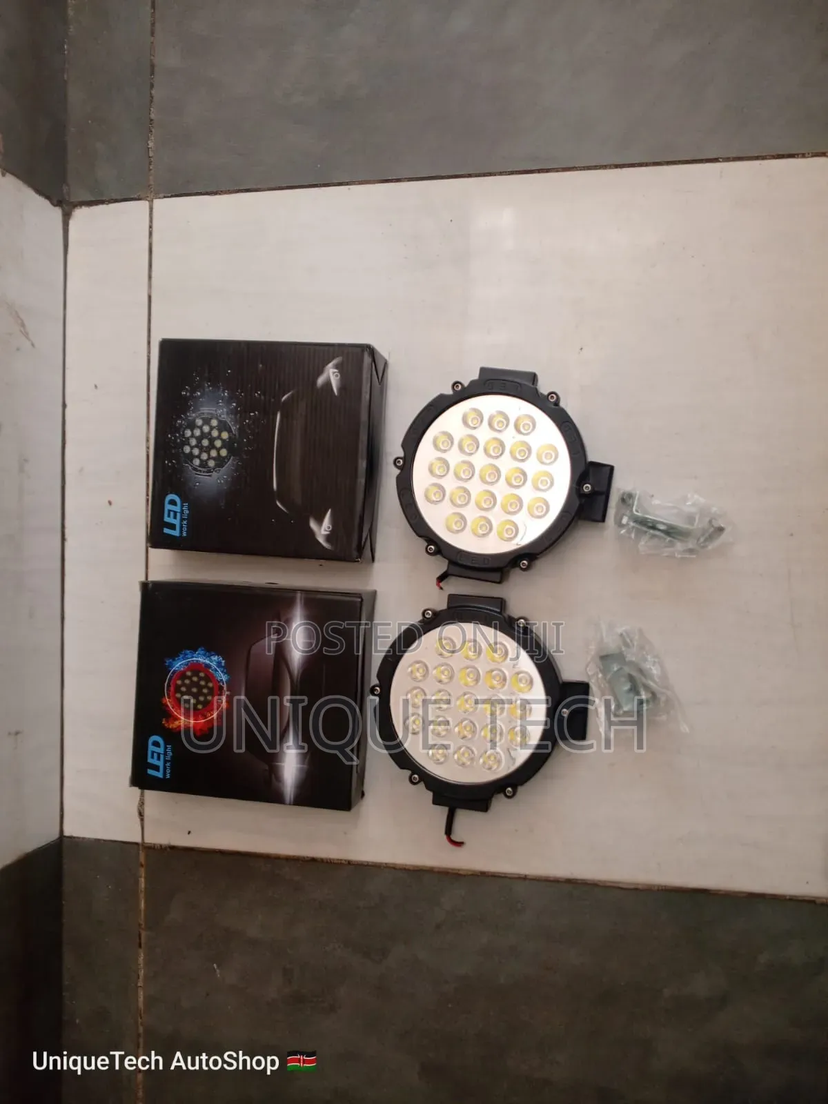 LED Off-Road Lights 7" 51W(Pair)For 4×4, SUV and Trucks