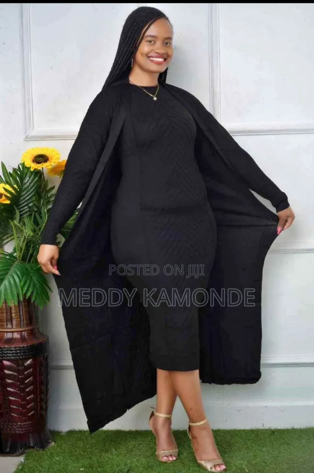 Designer Stylish 2pc Sweater Dress