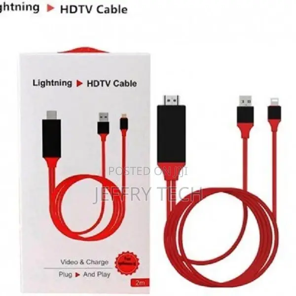 Dongle HDMI Plug Play Lightning HDTV Cable - 2M
