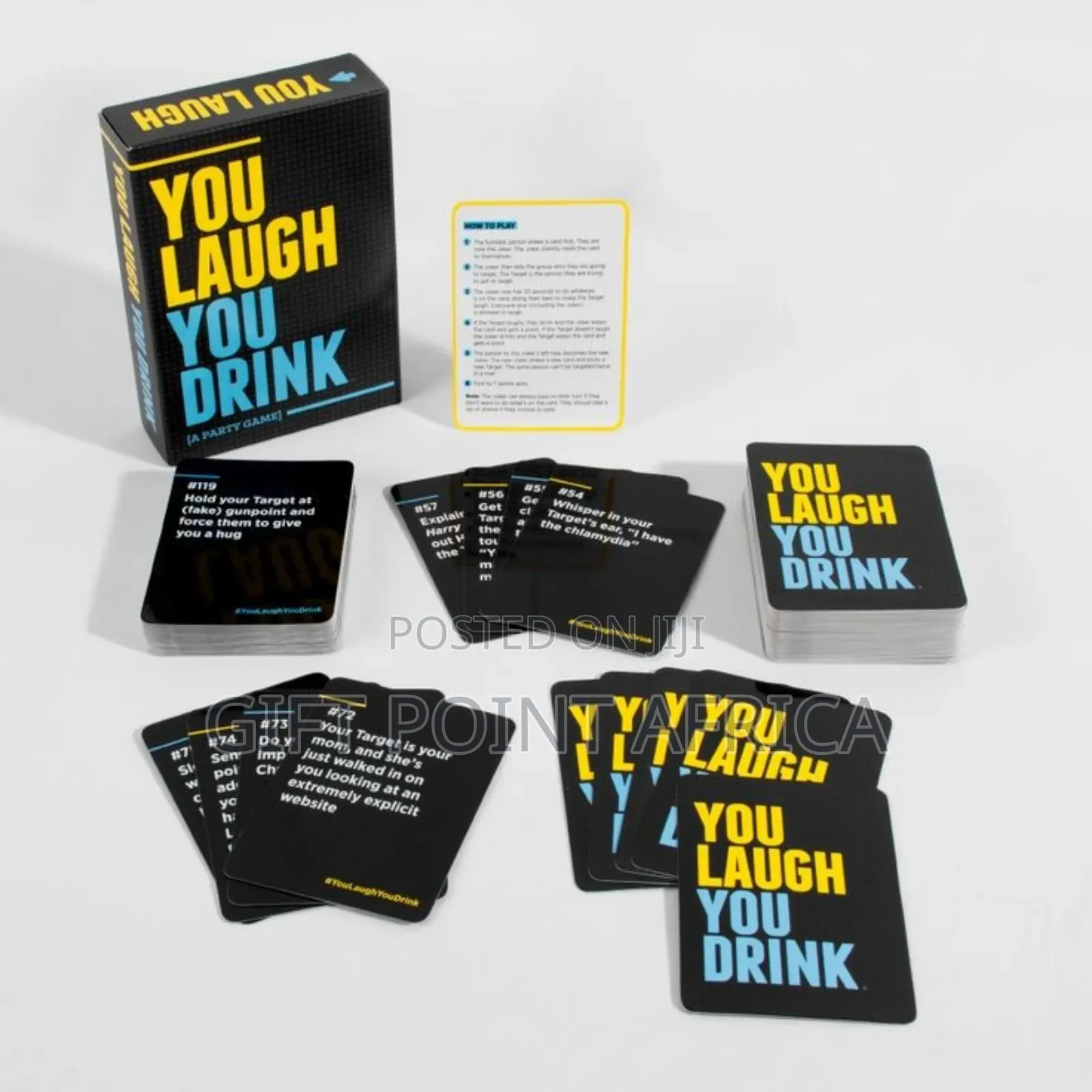 You Laugh You Drink Party Board Game