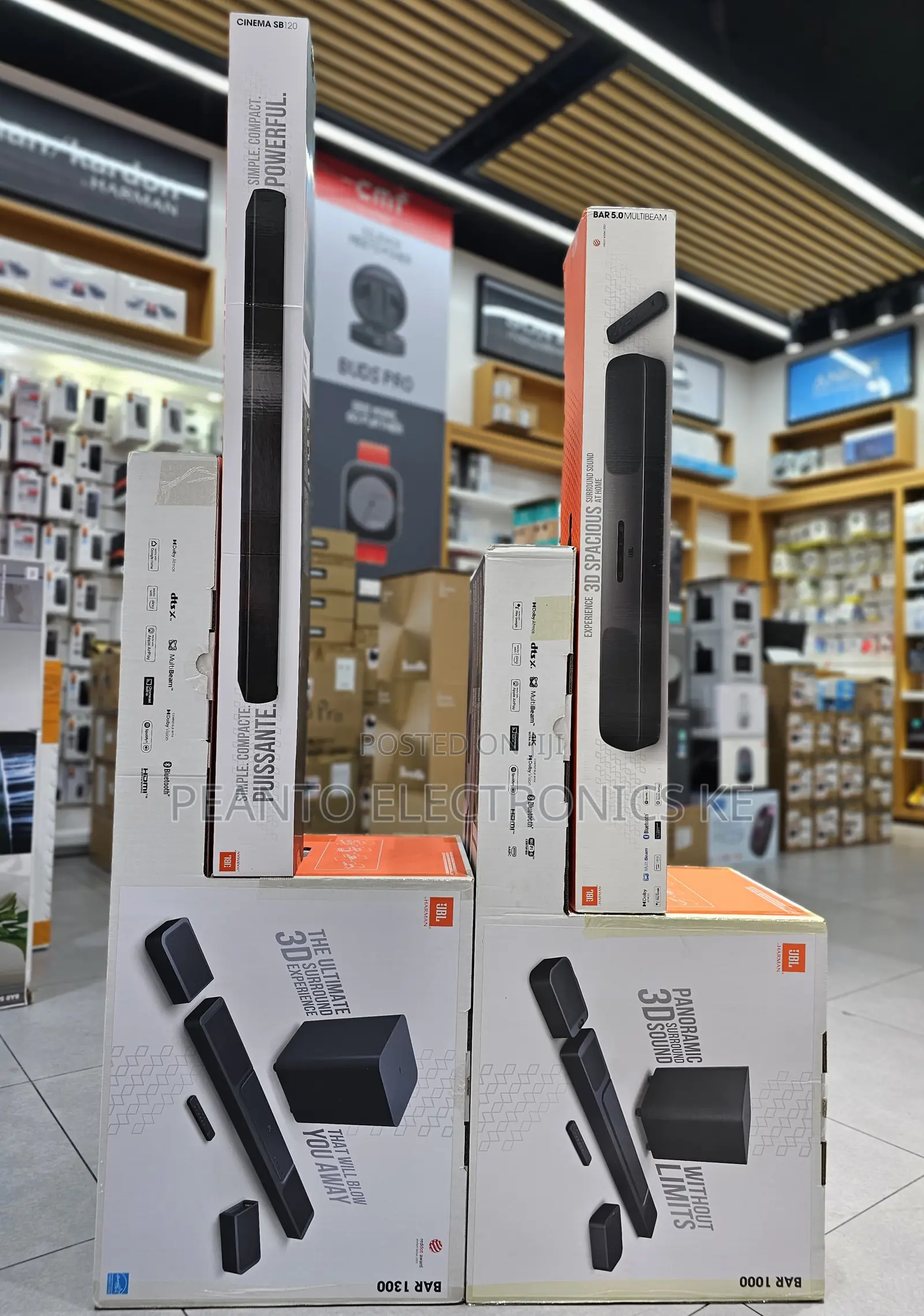 JBL Bar 1000: 7.1.4-Channel Soundbar With Detachable Surroun