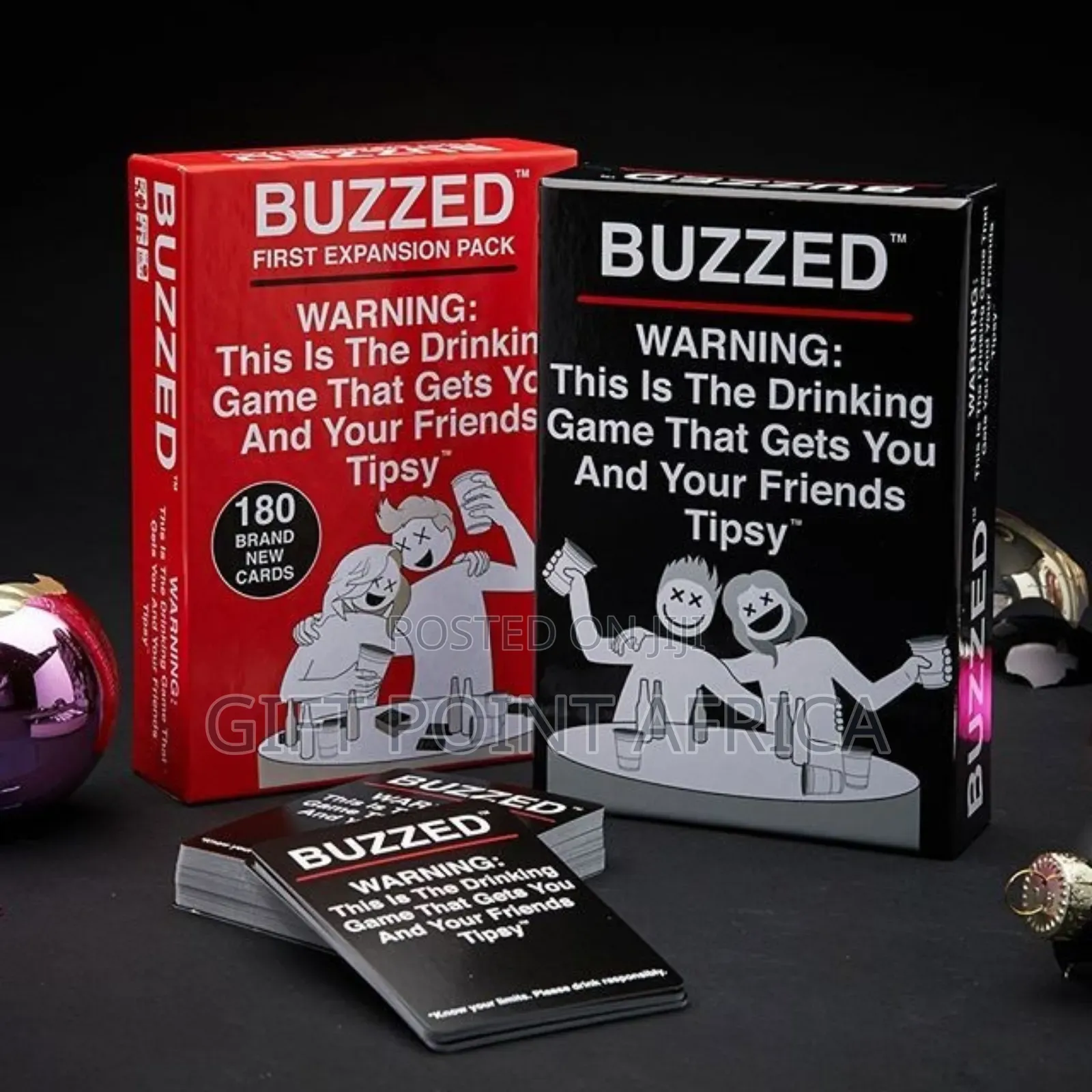 Buzzed Cards Party Game for Adults