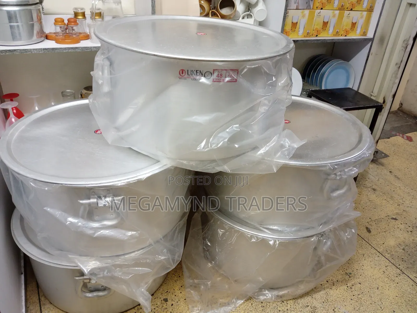 150 LTR Aluminium Sufuria Heavy/Imported Sufuria From India