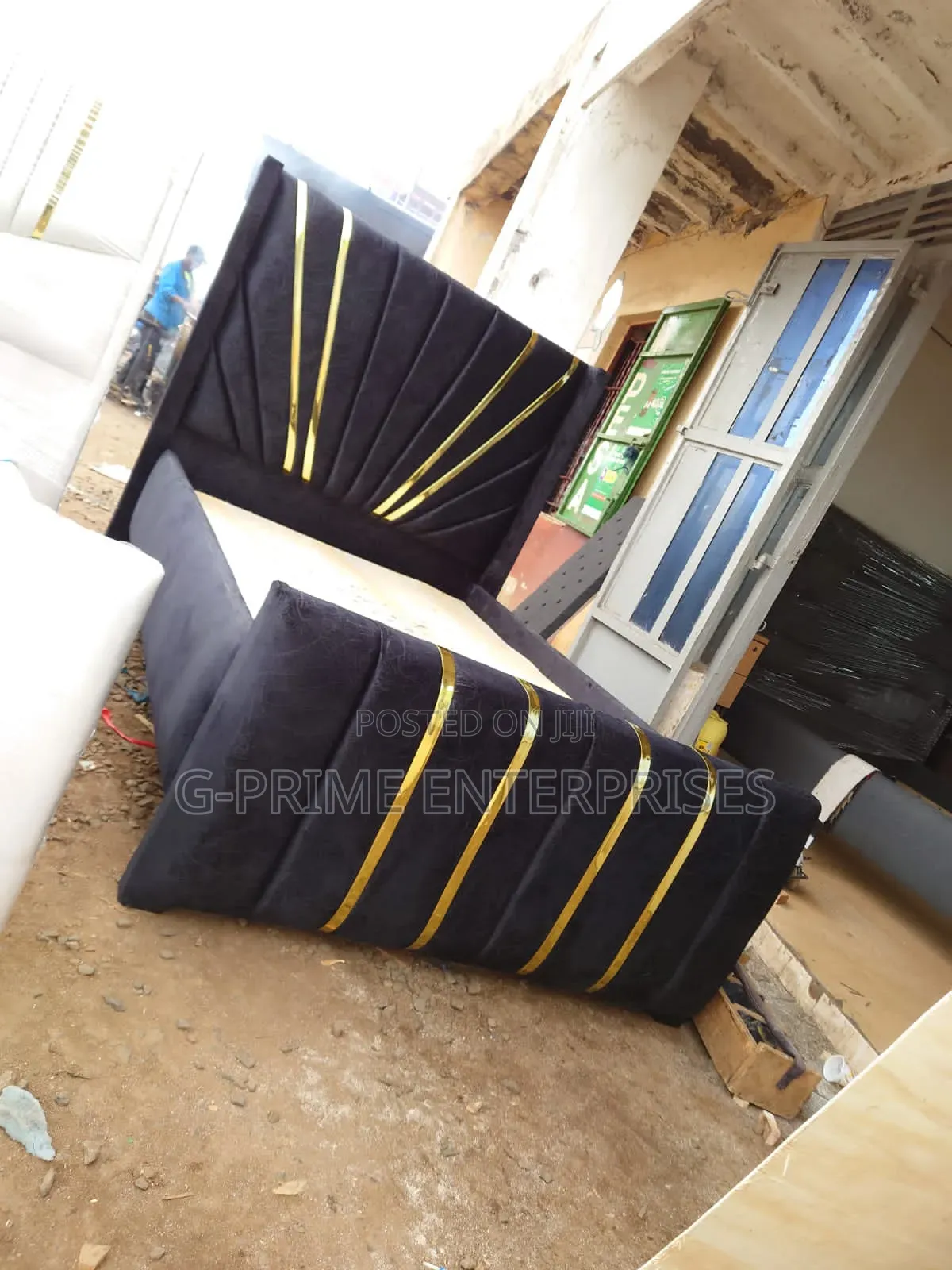 Gold Modern Chester Bed