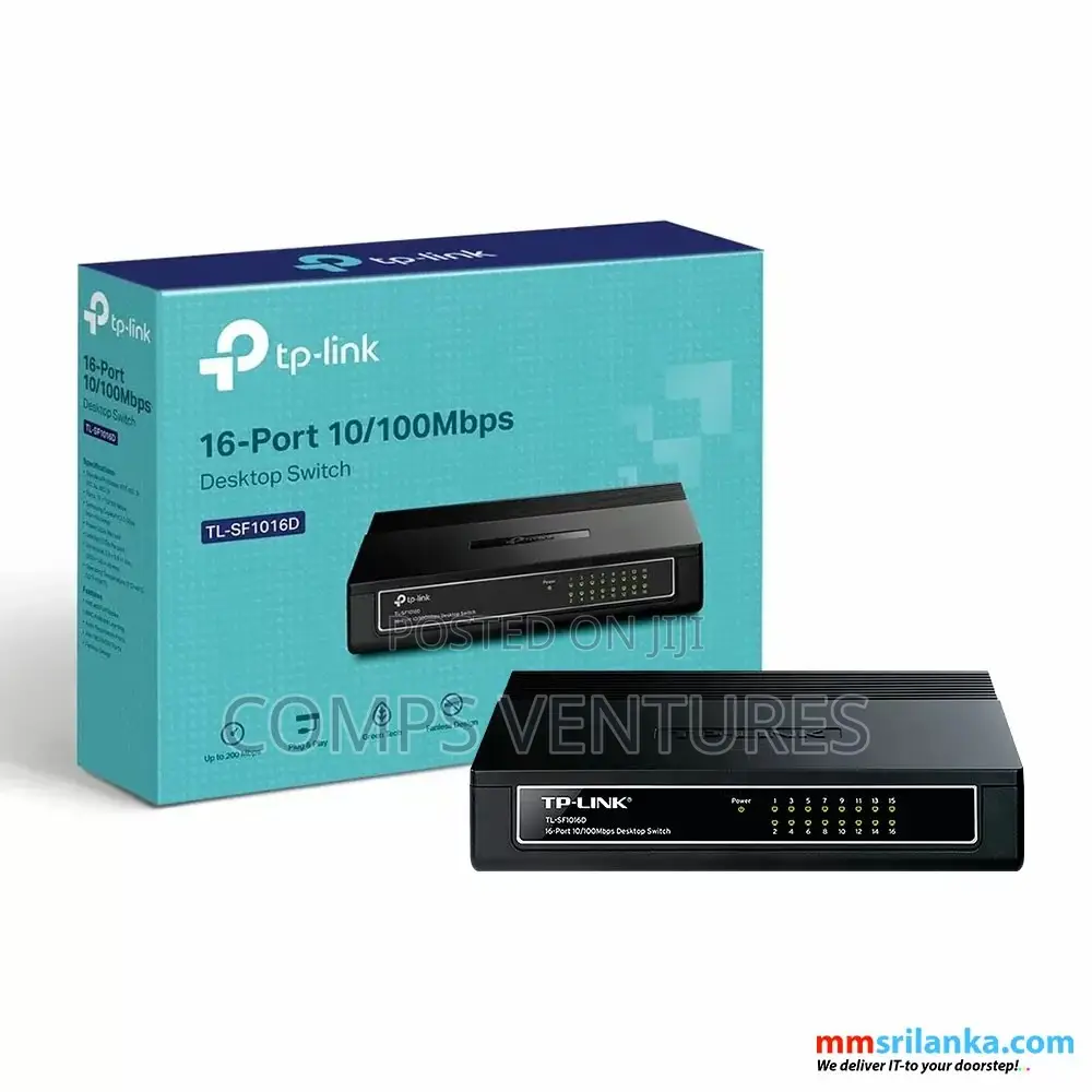 16-Port 10/100mbps Desktop Switch With 4-Port Poe TL-SF1008P