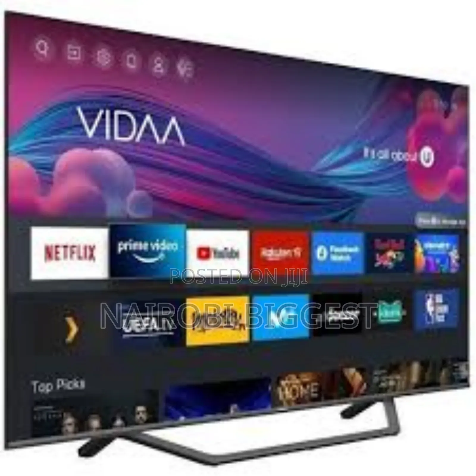 Vision 55" Frameless Smart Vidaa Television