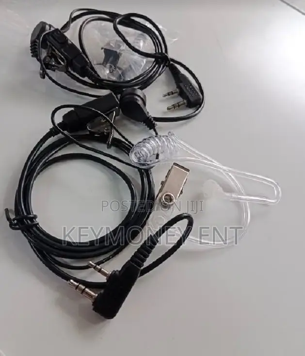 Walkie Talkie Earphones.Spiral Radio Call Earphone.(FBI)