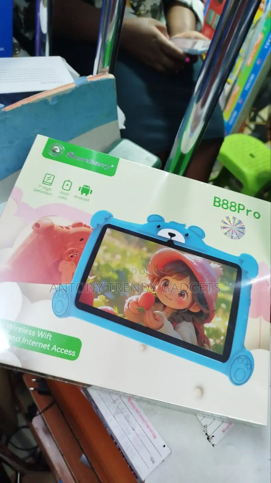 Smartbarry B88pro Kids Tablet With Inbuilt Apps