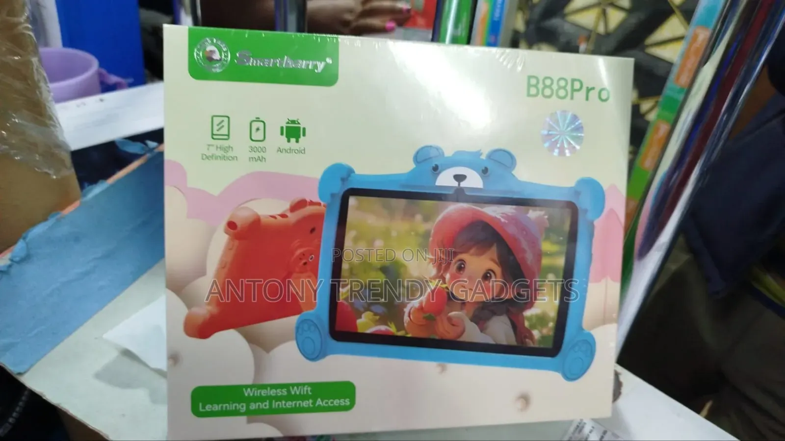 B88pro E-Learning Kids Tablet With Games. + Toy Gifts