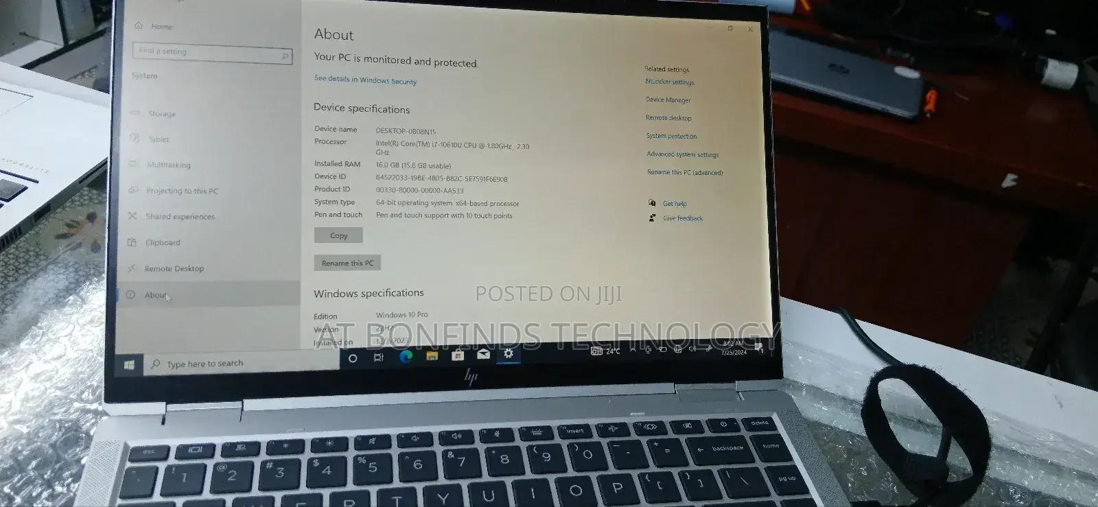 Laptop HP EliteBook X360 1040 G7 16GB Intel Core I7 SSD 512GB