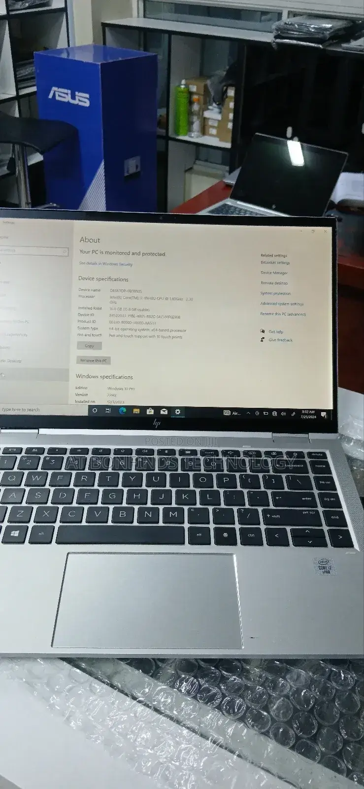 Laptop HP EliteBook X360 1040 G7 16GB Intel Core I7 SSD 512GB
