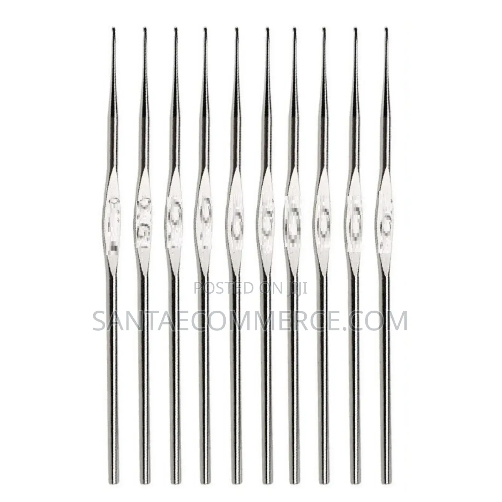 Stainless Steel 12pcs Size 4-9 Knitting Weaving Crochet Hook