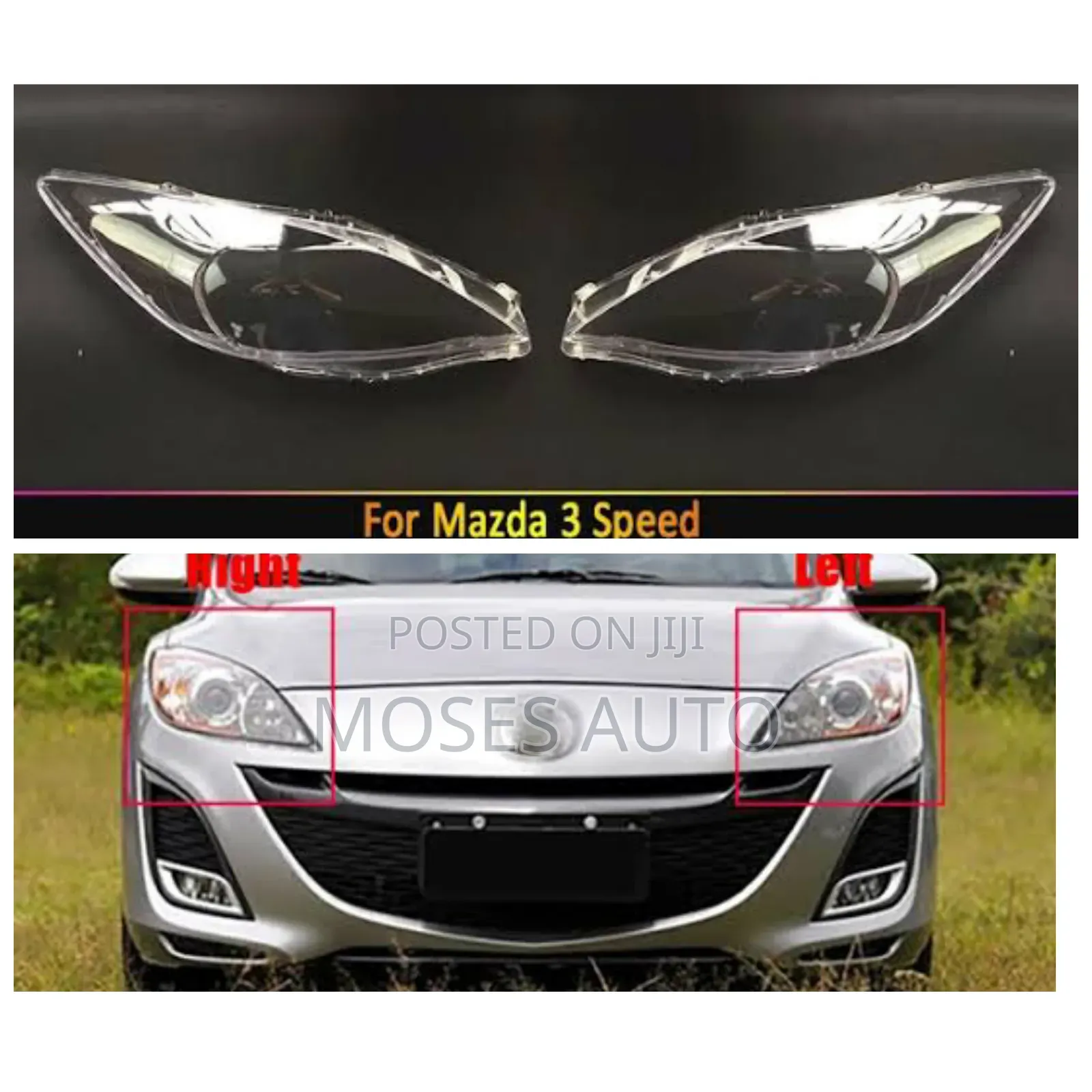 Axela 2010-2012 Headlight Lens
