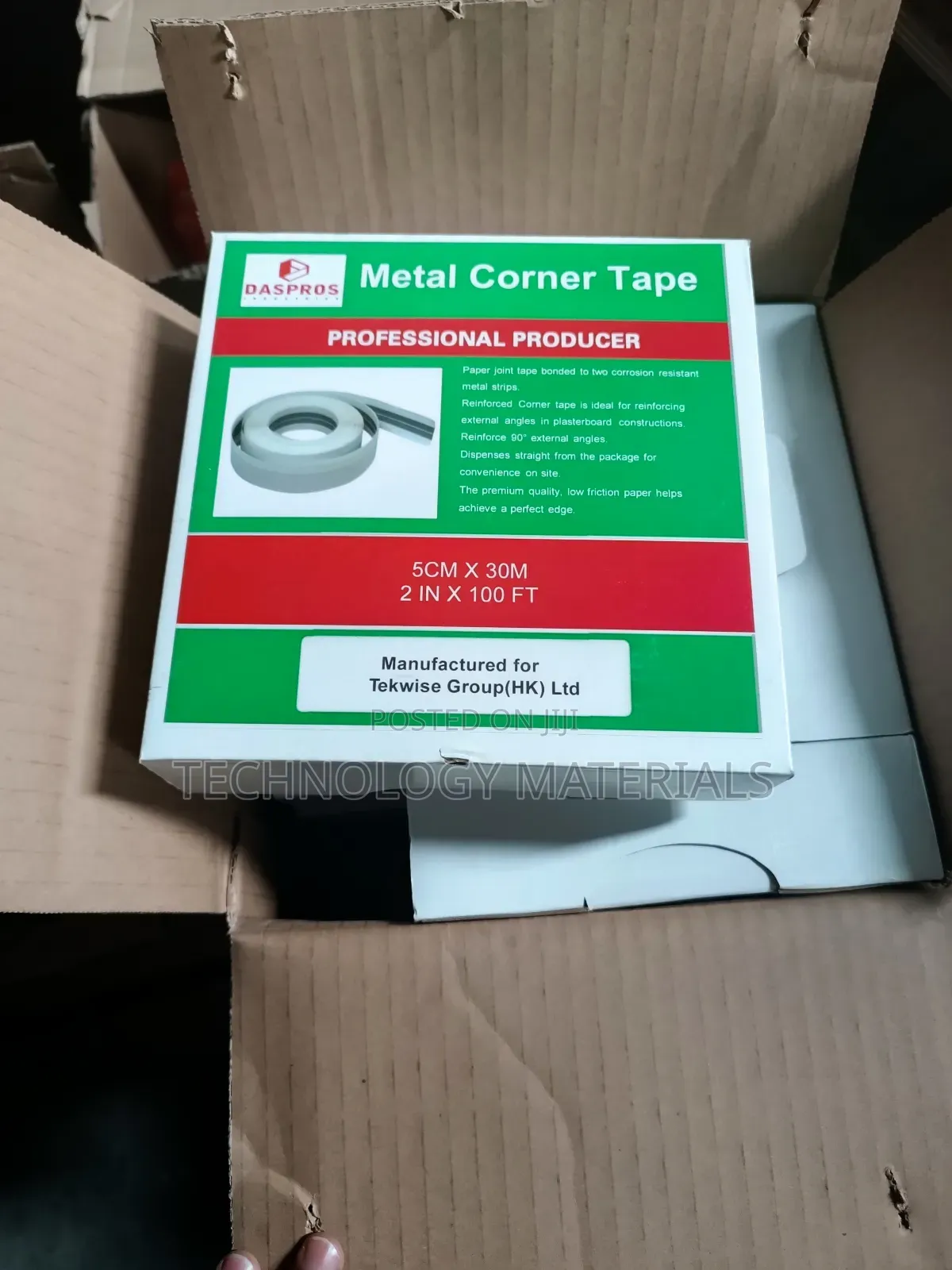 Gypsum Metal Corner Tape(5cm*30m)