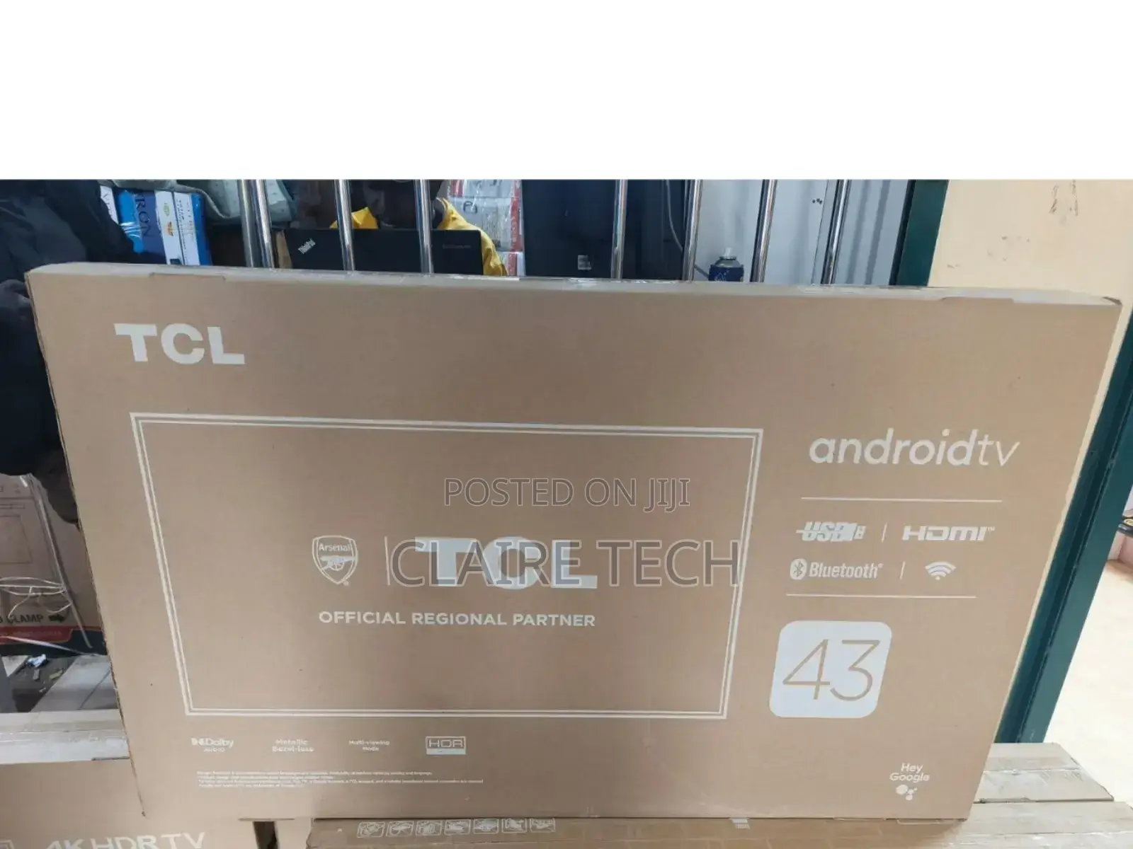 TCL 43 Inches Smart Android Flameless Led Tv