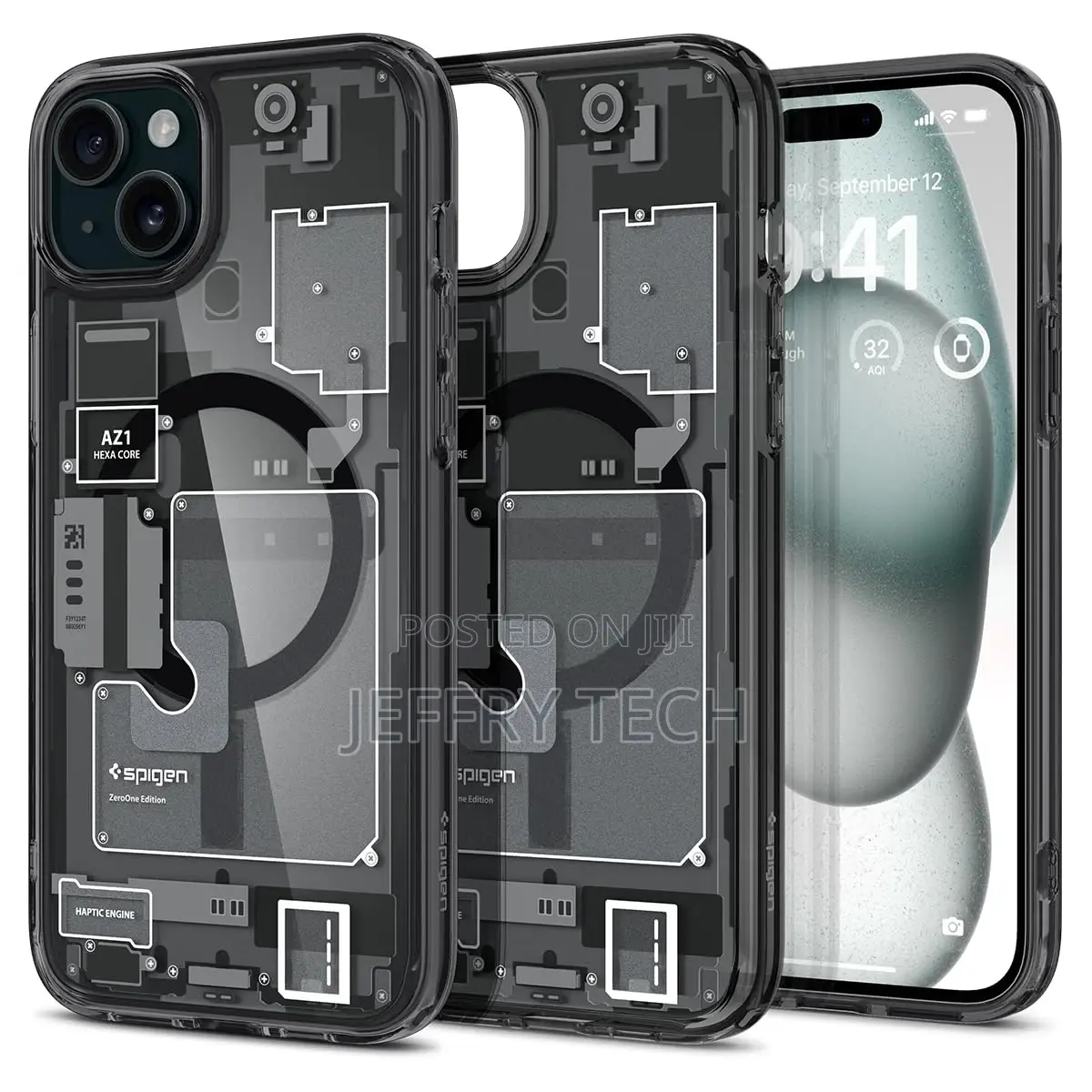 Spigen Ultra Hybrid Magfit Back Cover Case for iPhone 15