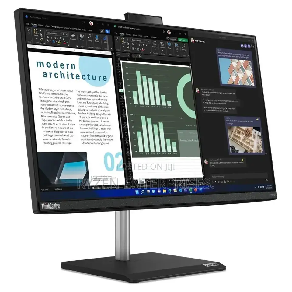 New Desktop Computer Lenovo ThinkCentre 22 4GB Intel Core I3 SSD 256GB