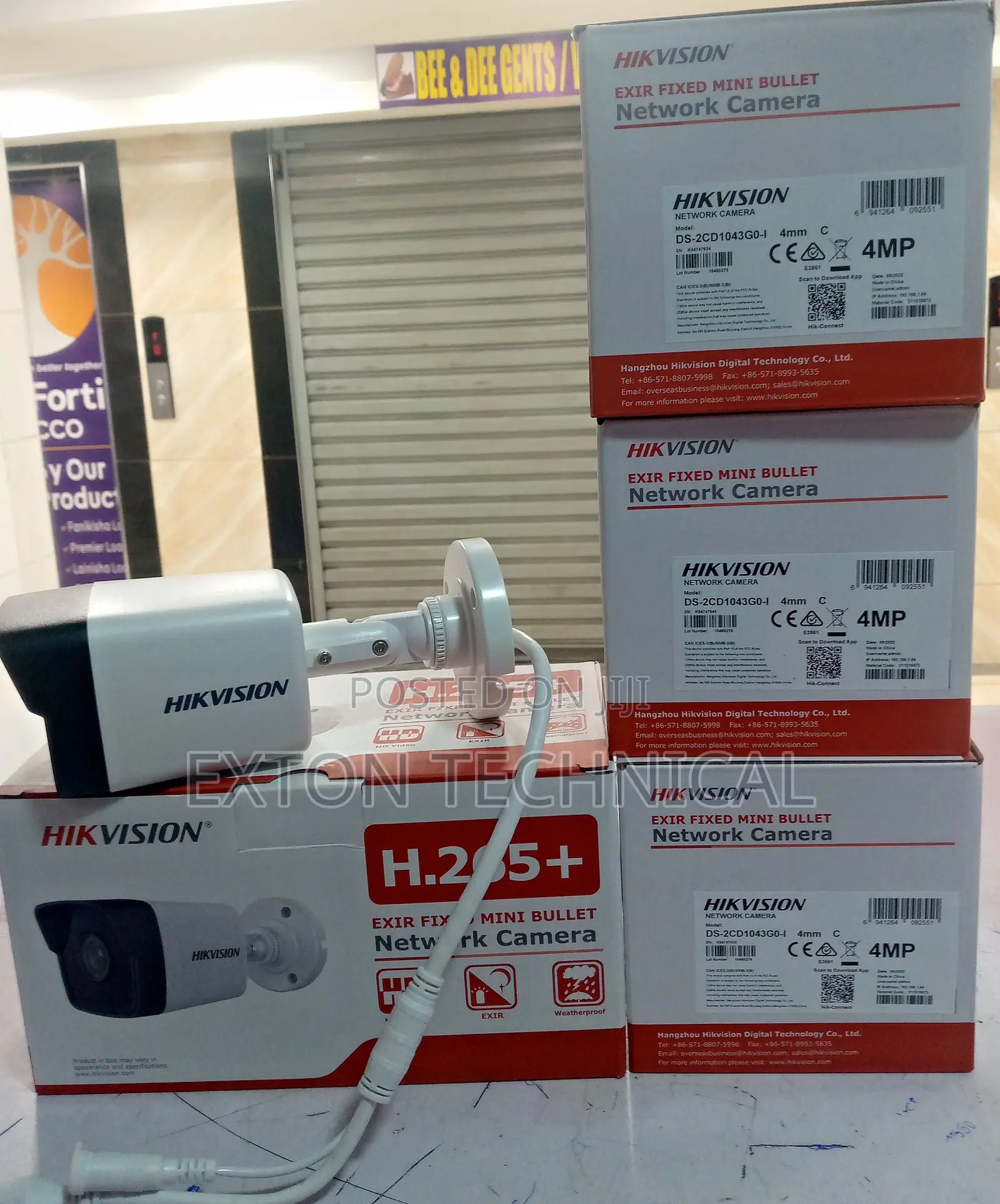 Hikvision 4mp Network Outdoor Bullet Camera 4mm