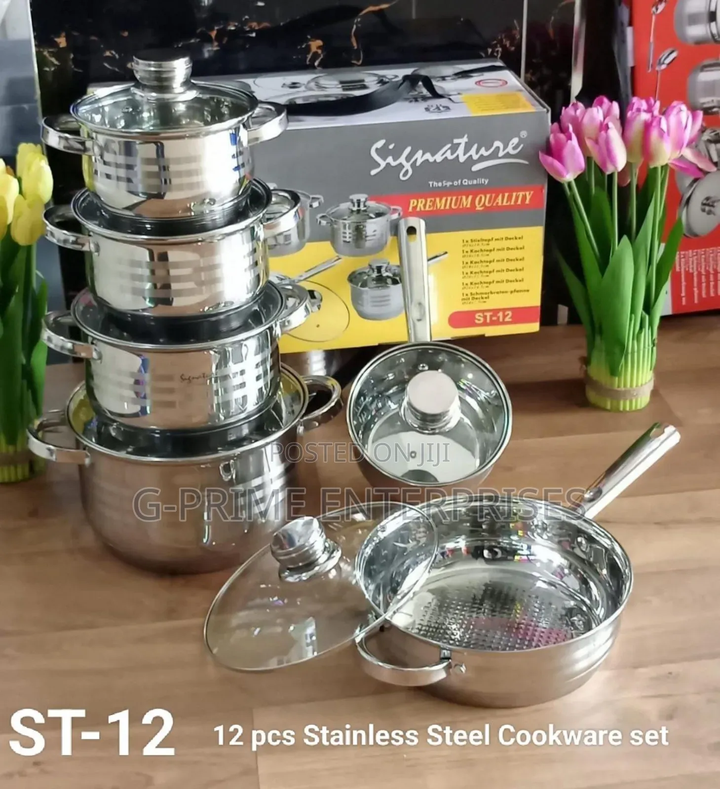 Induction Base Stainless Steel Cookware