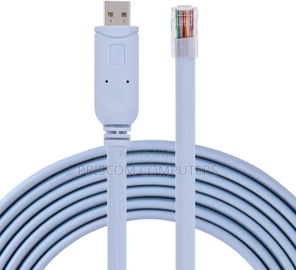 USB a Male to RJ45 Male FTDI Cisco Console Cable for Routers