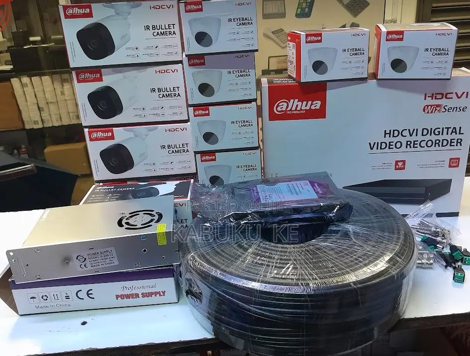 Dahua 8 Channel CCTV Cameras Full Set Cameras 1080P