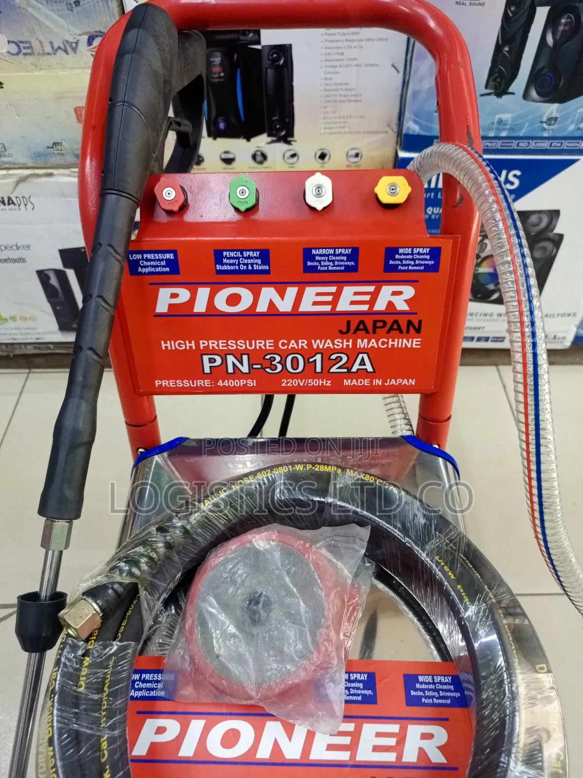 Pioneer Electric High Pressure 4400psi Car Wash Machine